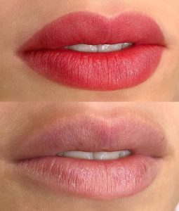 لب های زیبا در میکروپیگمنتیشن لب در بهترین سالن زیبایی قزوین